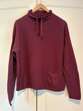 Charlie B Lightweight Funnel Neck Pullover Sweater